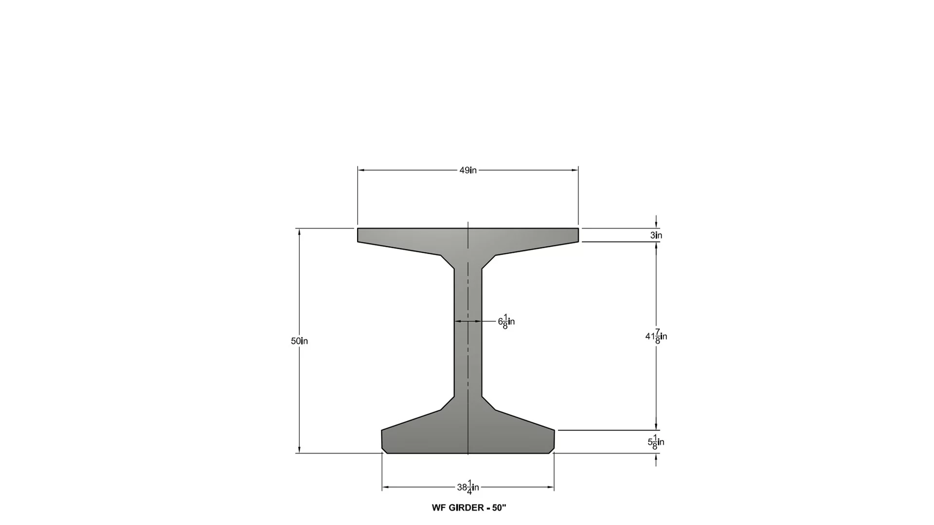 Aashto Girder Dimensions