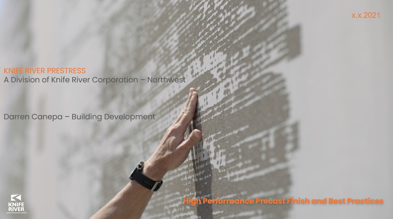 Precast Finishes - Best Practices 